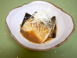 鯖の味噌煮　ライフミール料理教室